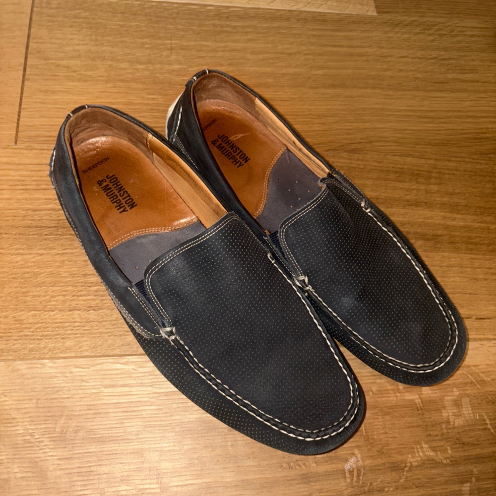 Johnston & Murphy Black and Brown Men's Loafers